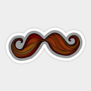 Moustache Sticker